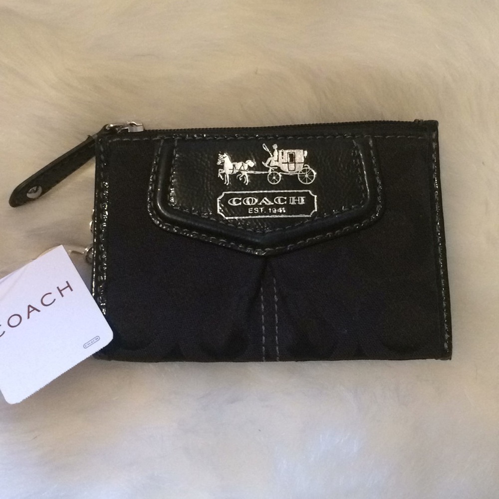 Ladies COACH Keychain mini Wallet